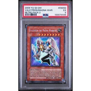 2009 YU-GI-OH! RP02-RETRO PACK 2 EN092 VALKYRION THE MAGNA WARRIOR PSA 5